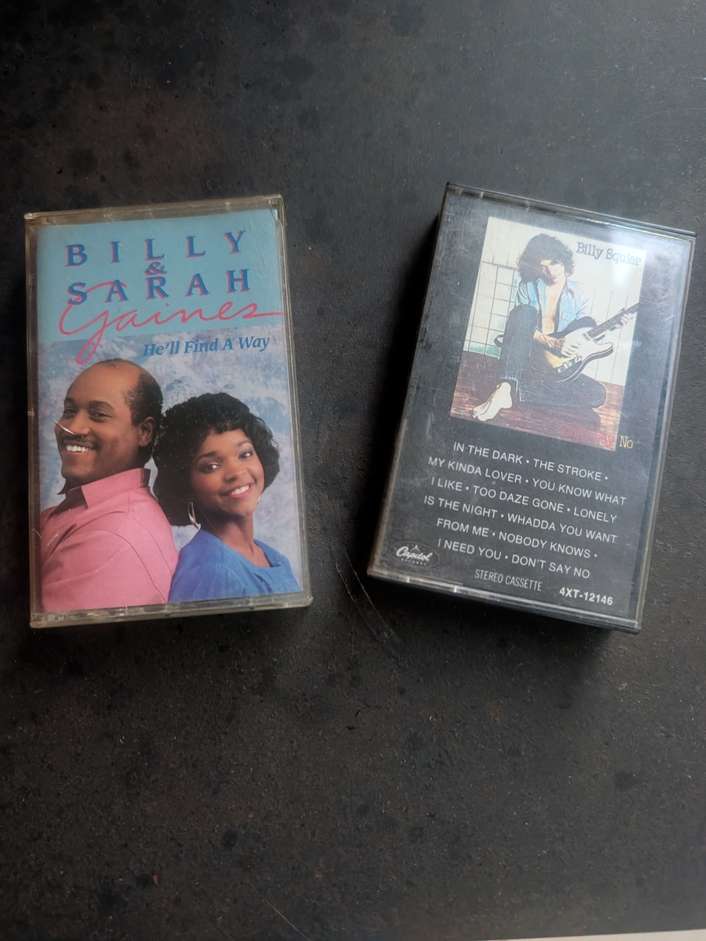 Billy & Sarah Gaines "He'll Find A Way" Cassette - Blue & Pink Artwork Bundle 2